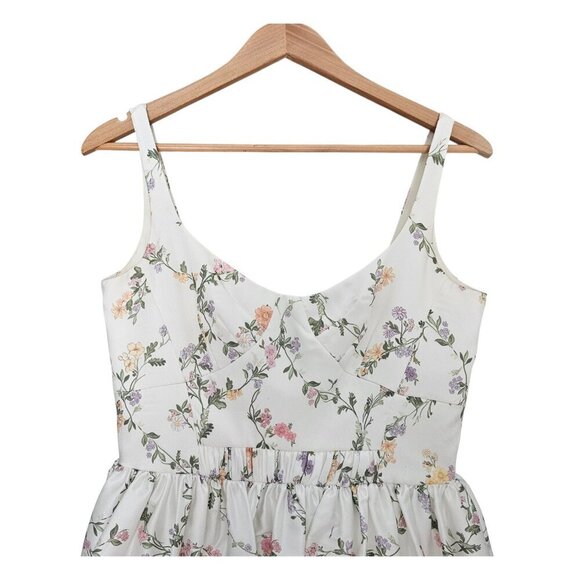 Women's - Antonio Melani Sabine Floral Sweetheart Neck Sleeveless Dress, Size 4 - Picture 5 of 12